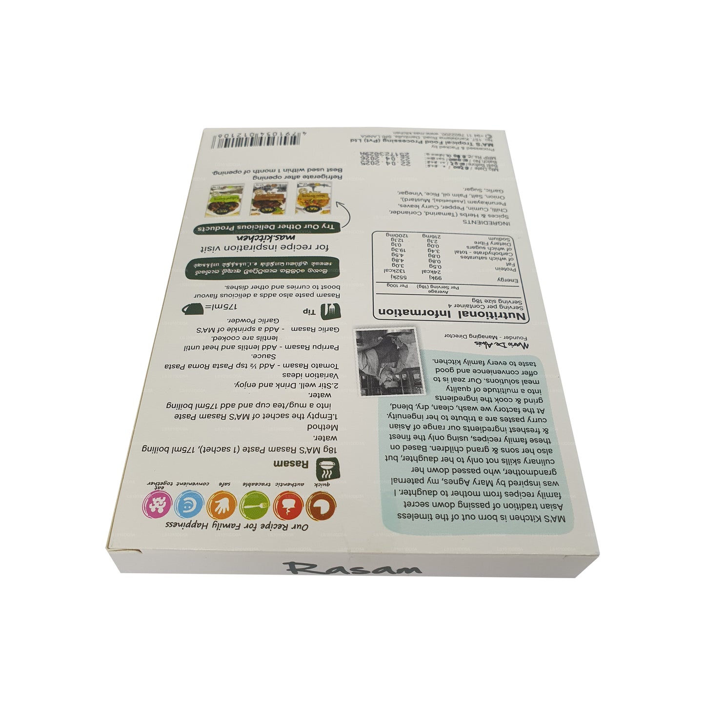 MA's Kitchen ラッサムペースト (72g)