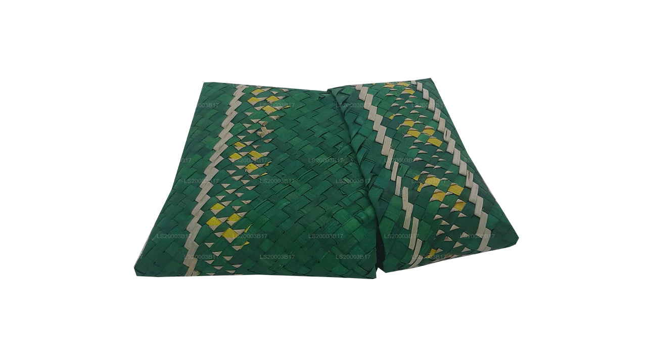 スリランカ スモール レディース 財布 (Hambiliya) හැඹිලිය - ブルー