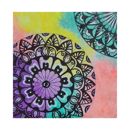 Lakpura® マンデラ ウォール アート (デザイン B)