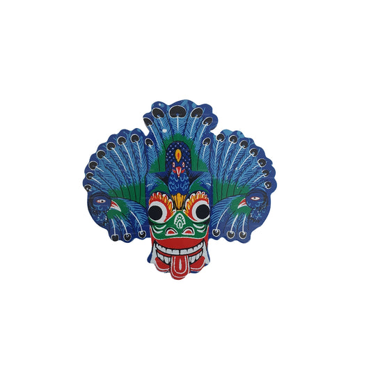 Lakpura® Mayura Raksha マスク冷蔵庫用マグネット