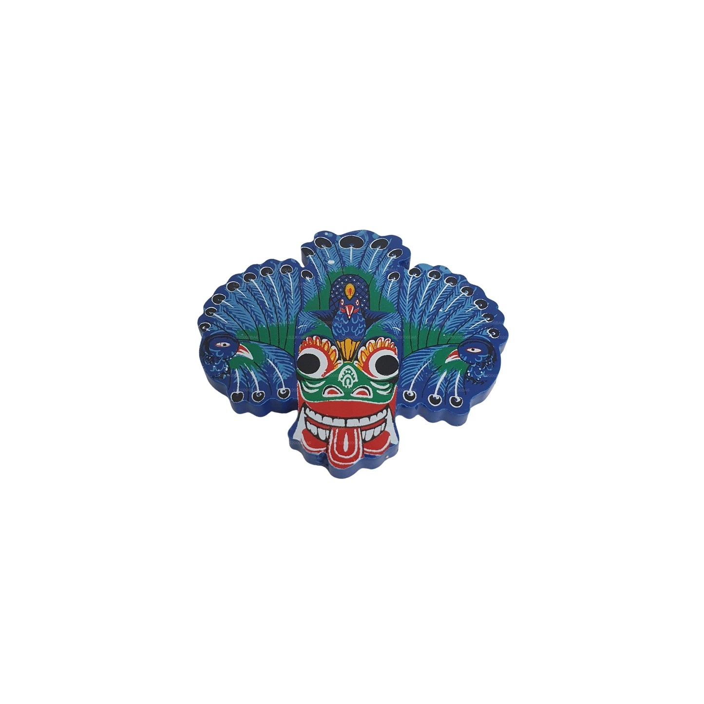 Lakpura® Mayura Raksha マスク冷蔵庫用マグネット