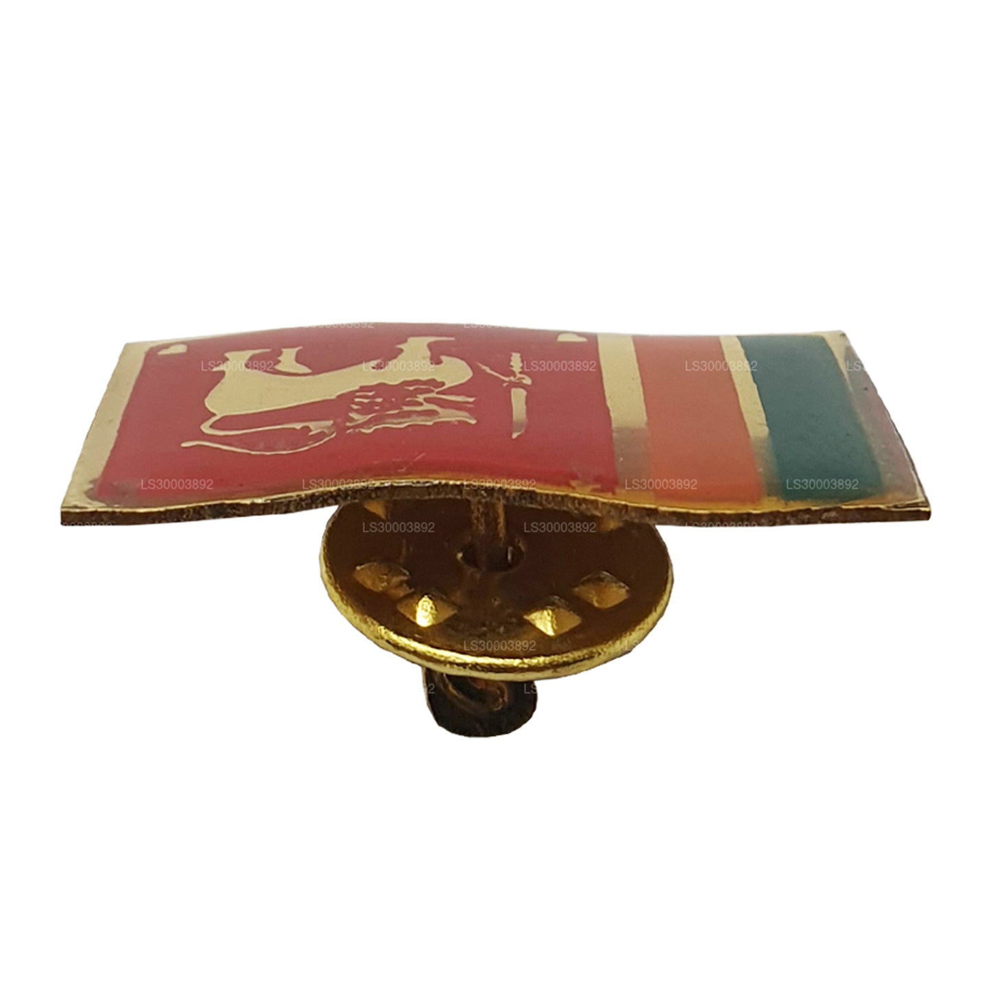 スリランカ国旗ラペルピン（デザインA）