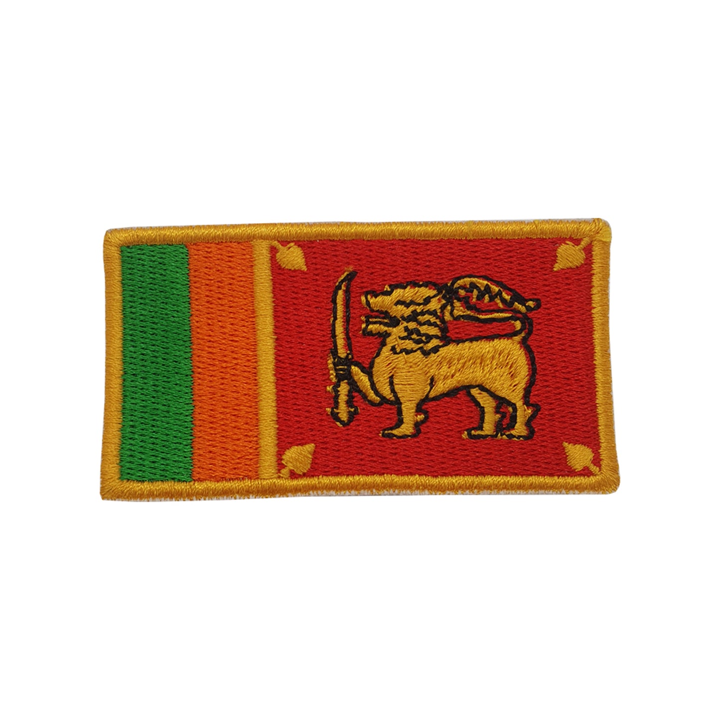 スリランカ国旗布バッジ（デザインA）