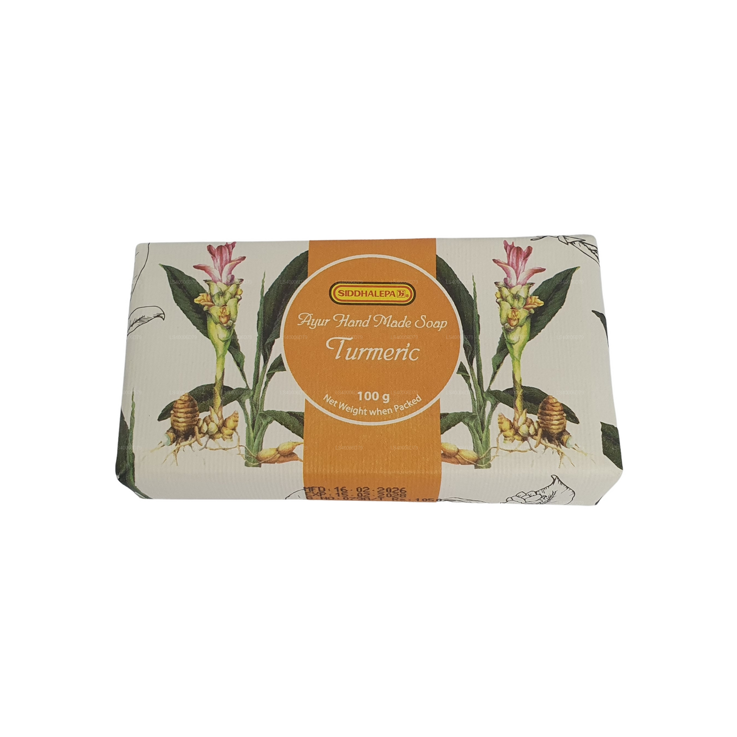 シッダレパ ハンドメイド ソープ - ターメリック (100g)