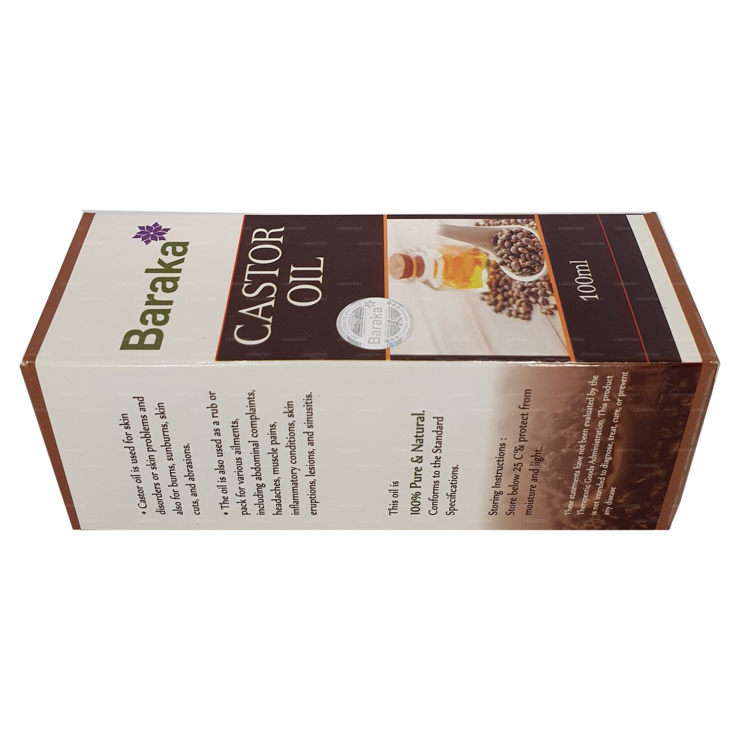 バラカ ヒマシ油 (100ml)