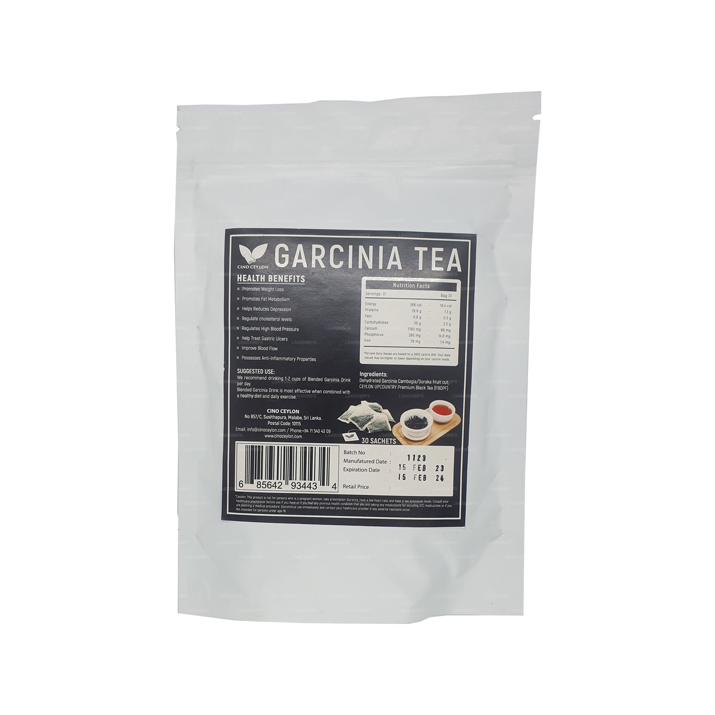 チノセイロンガルシニアティー (30ティーバッグ)