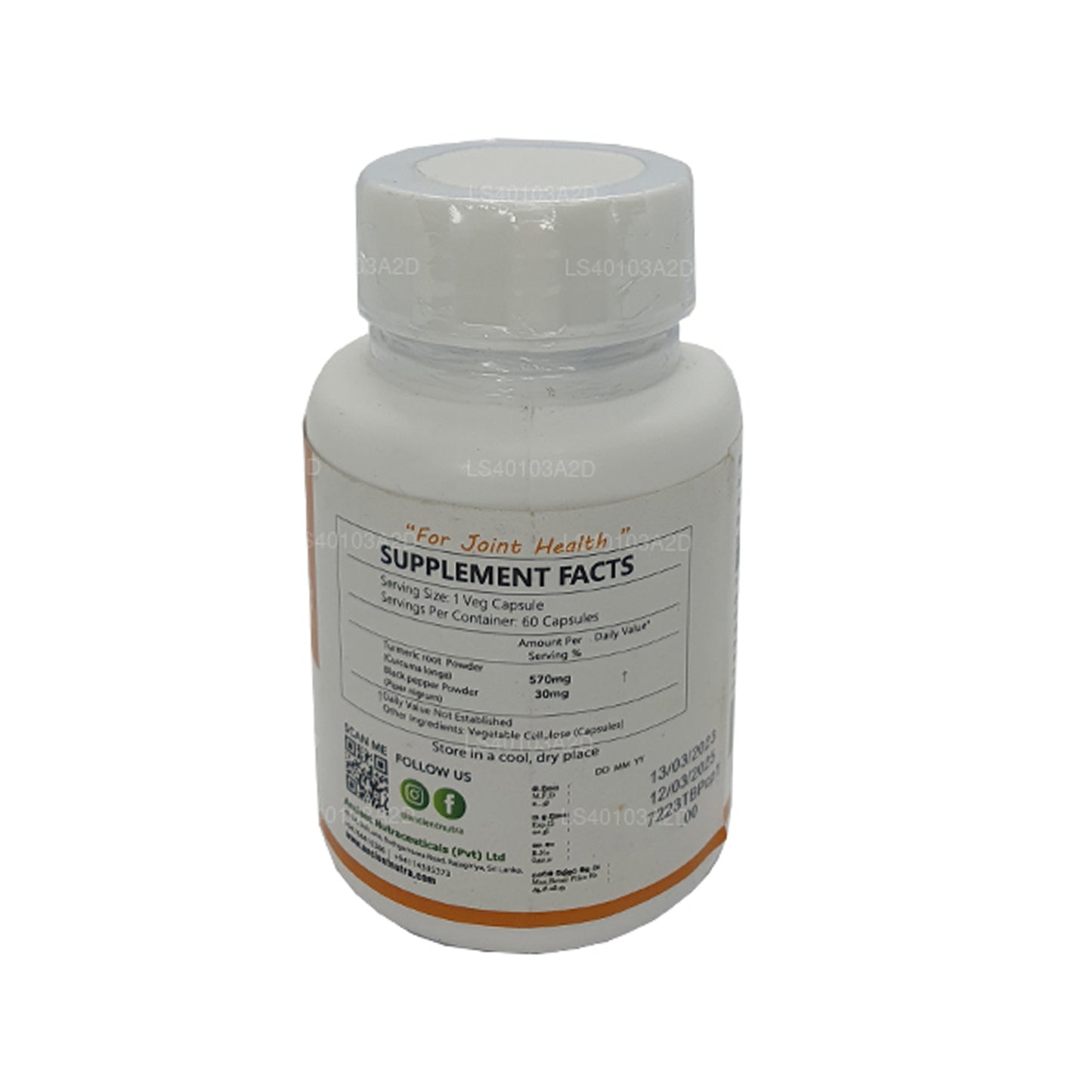 エンシェント ニュートラ ターメリック &amp; ブラックペッパー (60 カプセル)