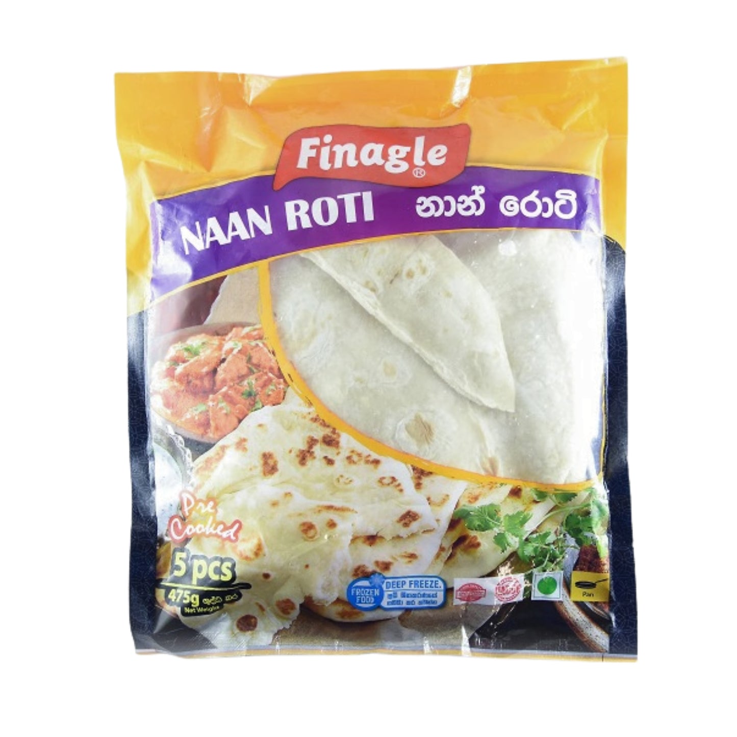 Finagle Naan Roti  (475g) 5 Pieces