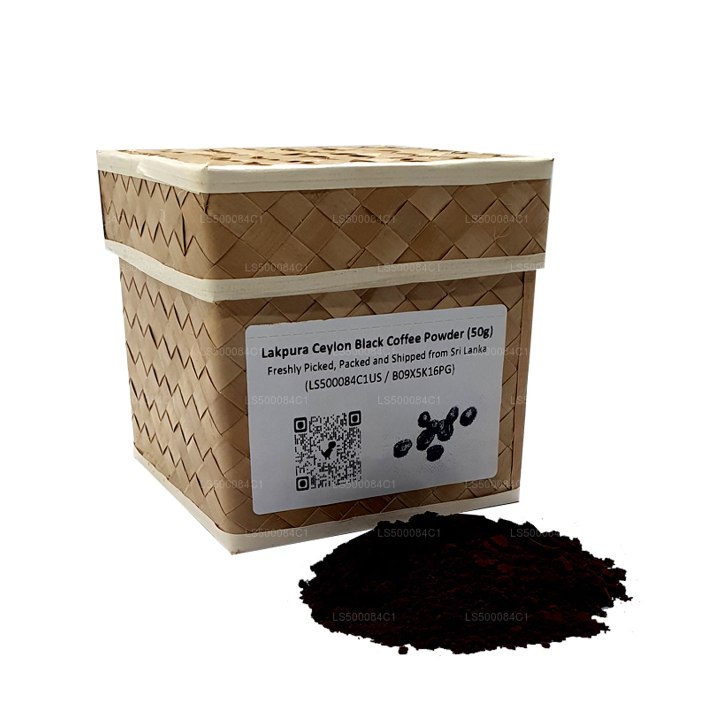 ラクプラセイロンブラックコーヒーパウダー (50g)