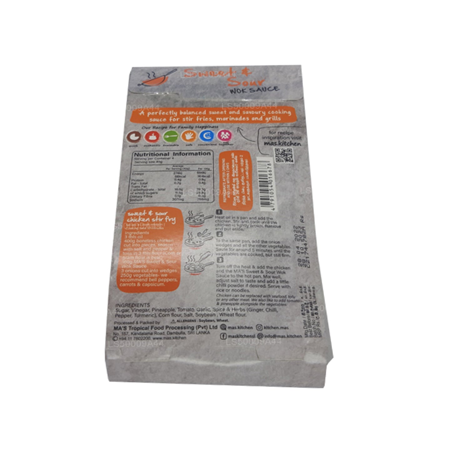 MA's Kitchen スイート＆サワーソース (160g)