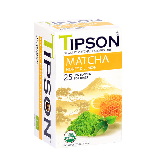ティプソンティー 有機抹茶ハニー＆レモン (37.5g)