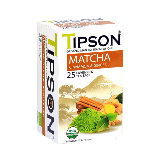 ティプソンティー オーガニック抹茶シナモン＆ジンジャー (37.5g)