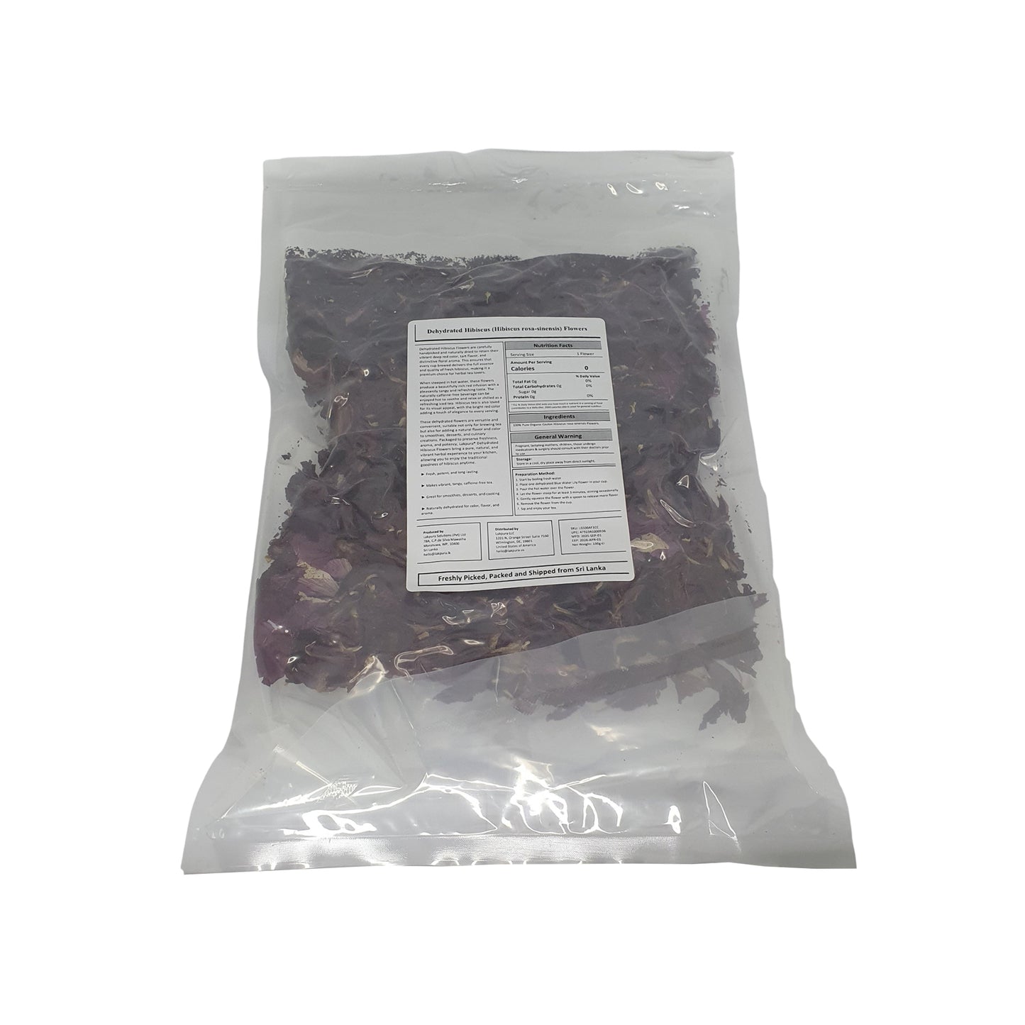 Lakpura® 乾燥ハイビスカス（ワダマル）