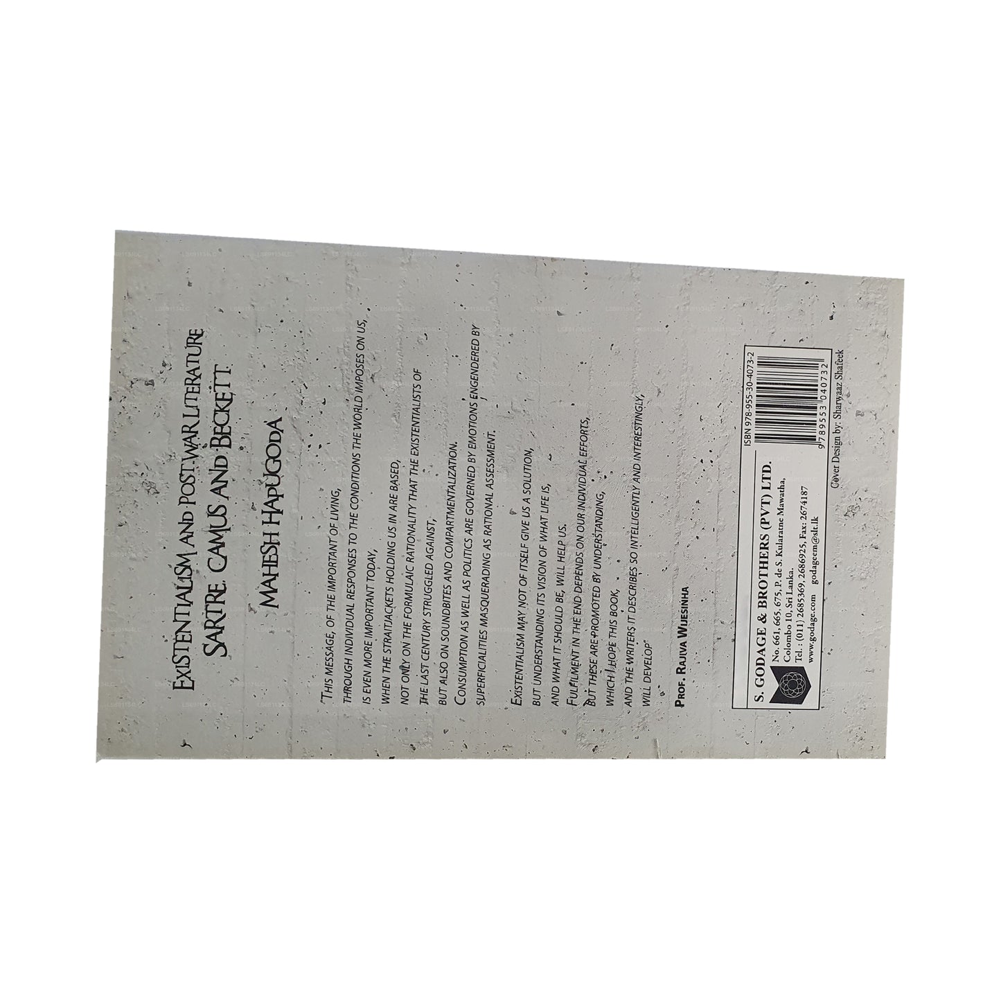 実存主義と戦後文学 サルトル・カミュとベケット