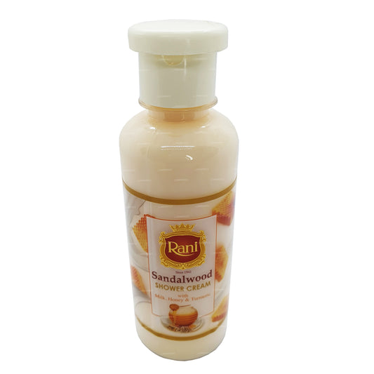 Swadeshi Rani サンダルウッドシャワークリームミルク、ハニー、ターメリック入り (250ml)