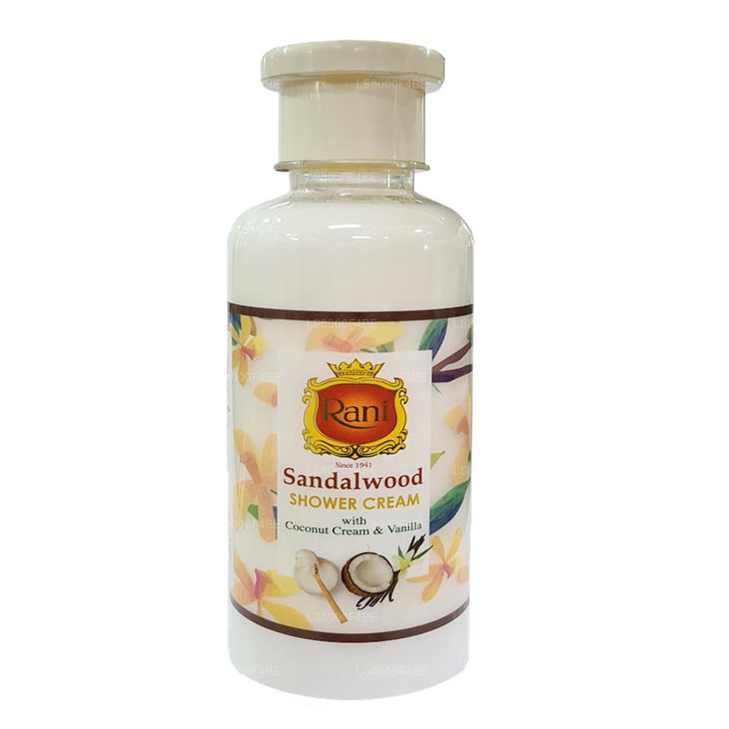 スワデシラニサンダルウッドシャワークリームココナッツクリーム&バニラ (250 ml)