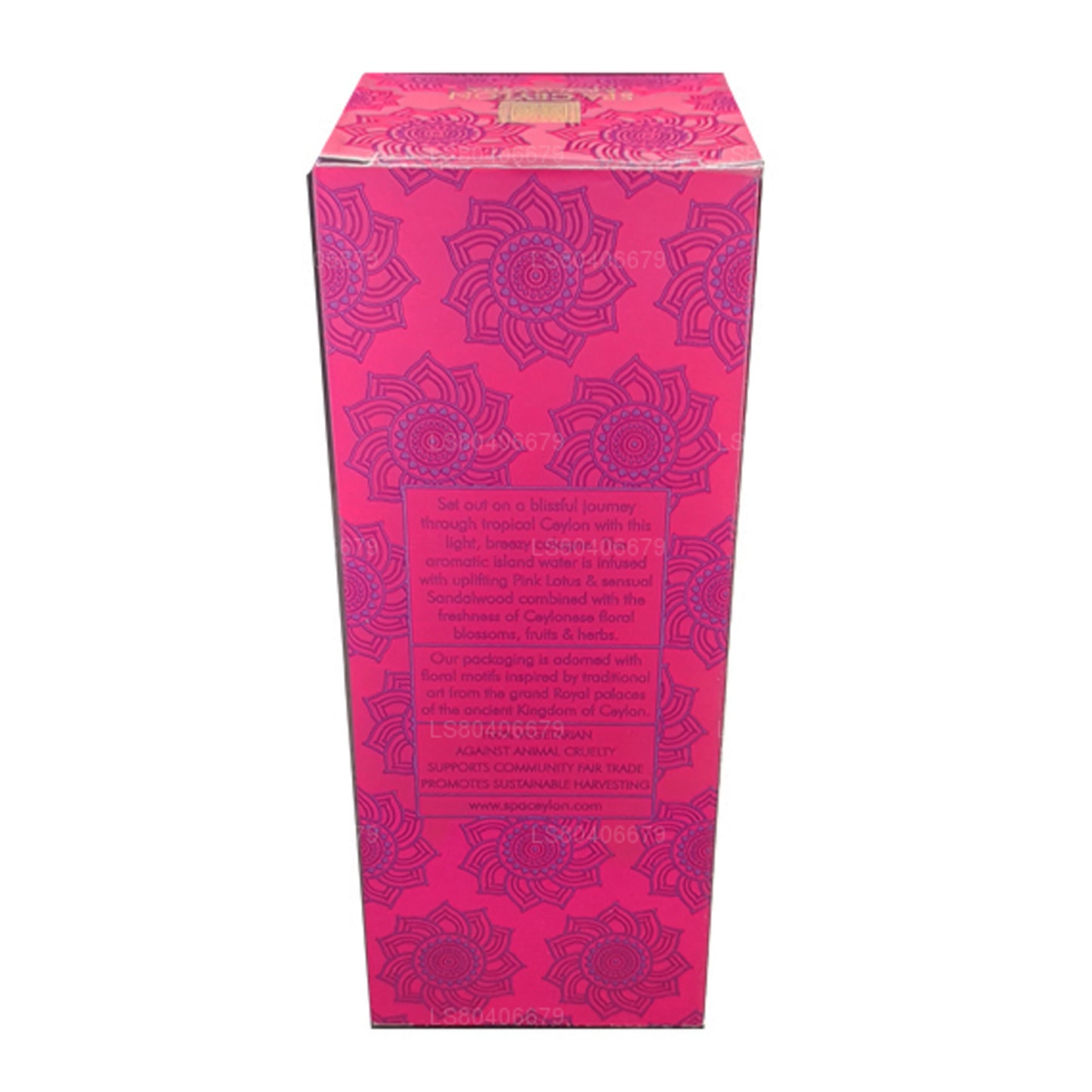 スパセイロンピンクロータスサンダルウッドオードセイロン (100ml)