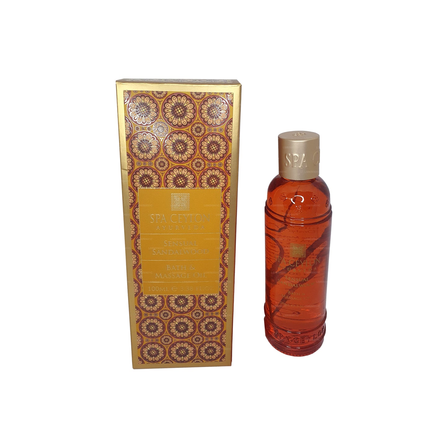 スパセイロンセンシュアルサンダルウッドバスアンドマッサージオイル (150ml)