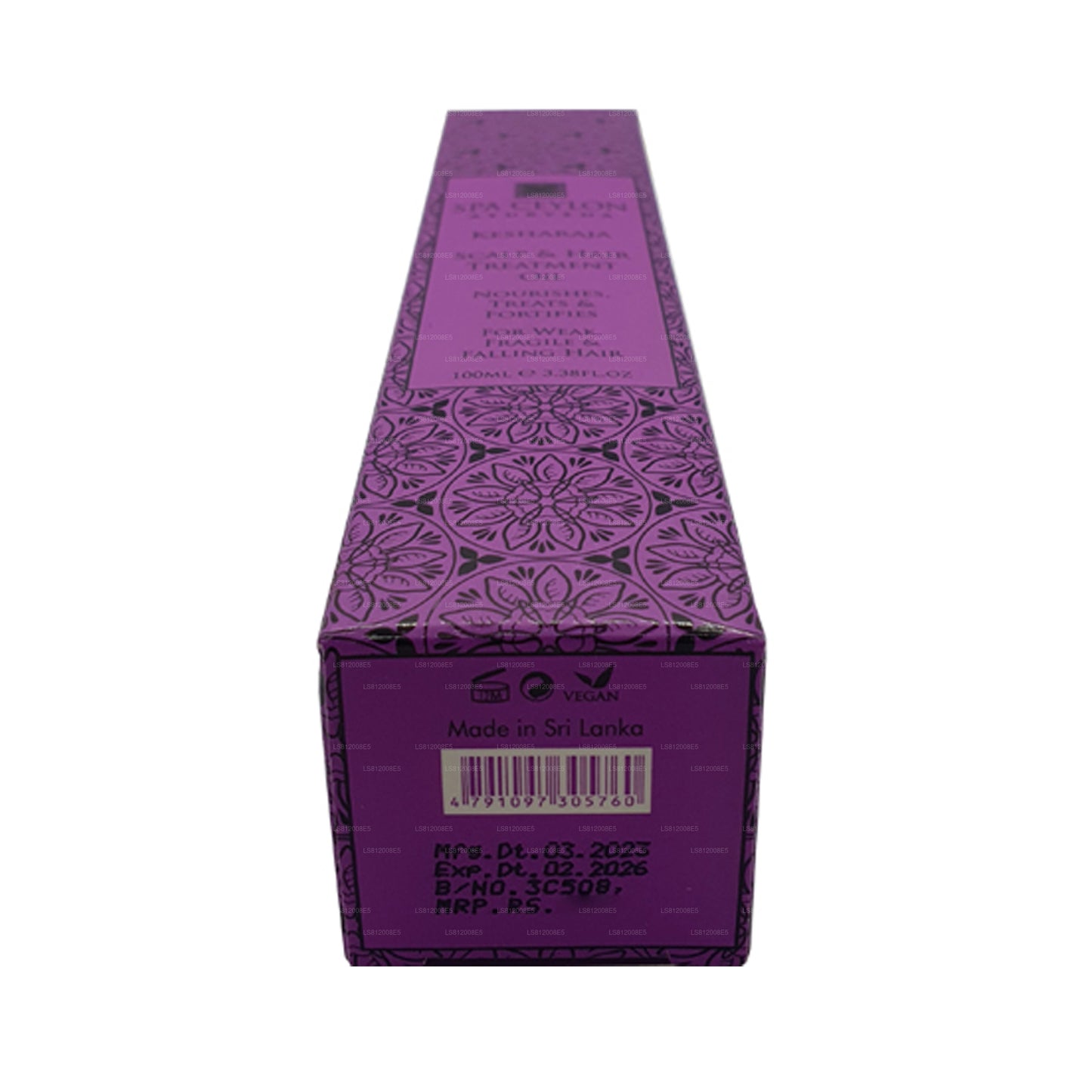 スパセイロンケシャラジャスカルプアンドヘアトリートメントオイル (100ml)