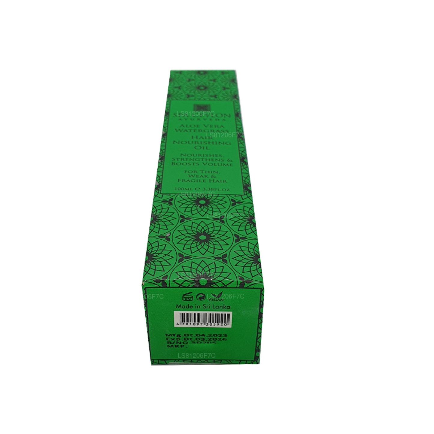 スパセイロンアロエベラウォーターグラススカルプマッサージオイル (100ml)