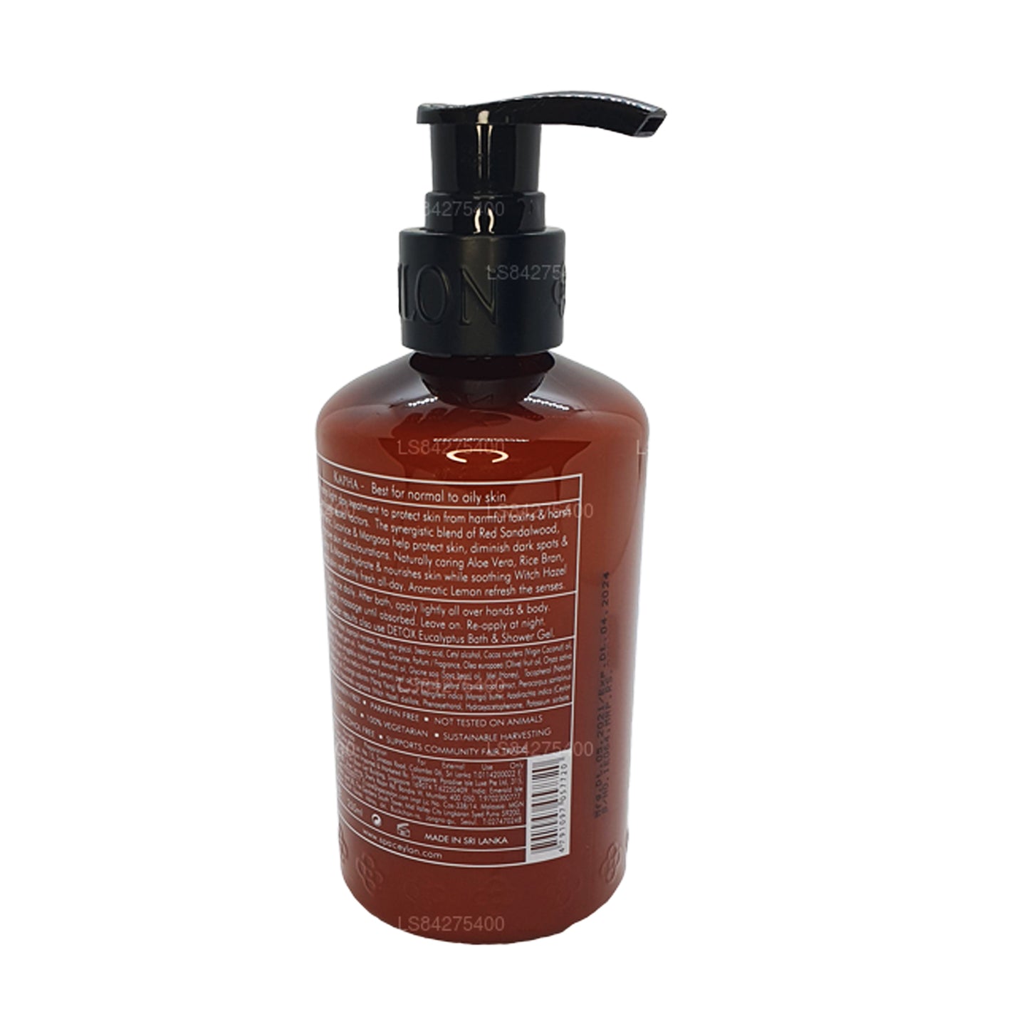 スパセイロン DETOX レッドサンダルウッド ボディエッセンス (250ml)