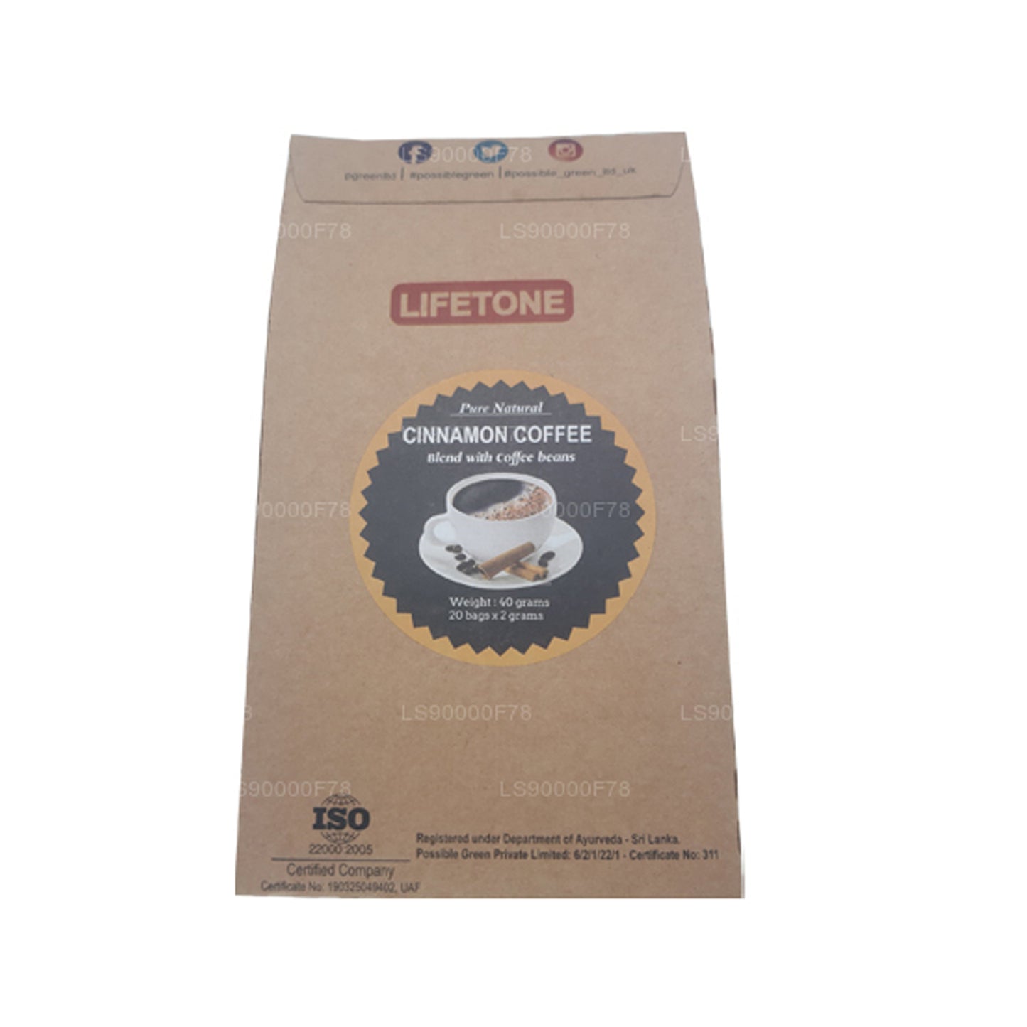 ライフトーン シナモンコーヒー (40g)