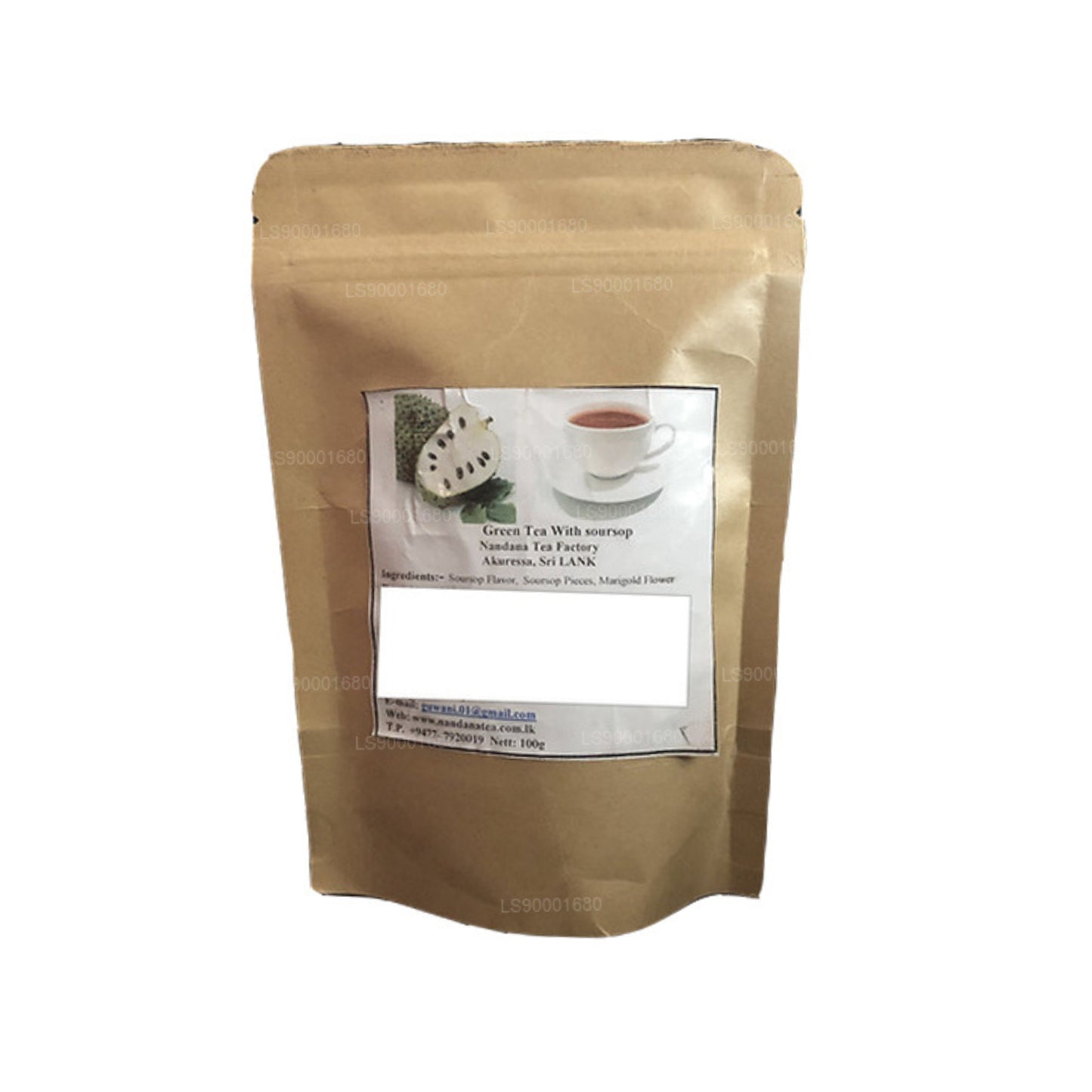 ナンダナ緑茶サワーソップ入り (100g)
