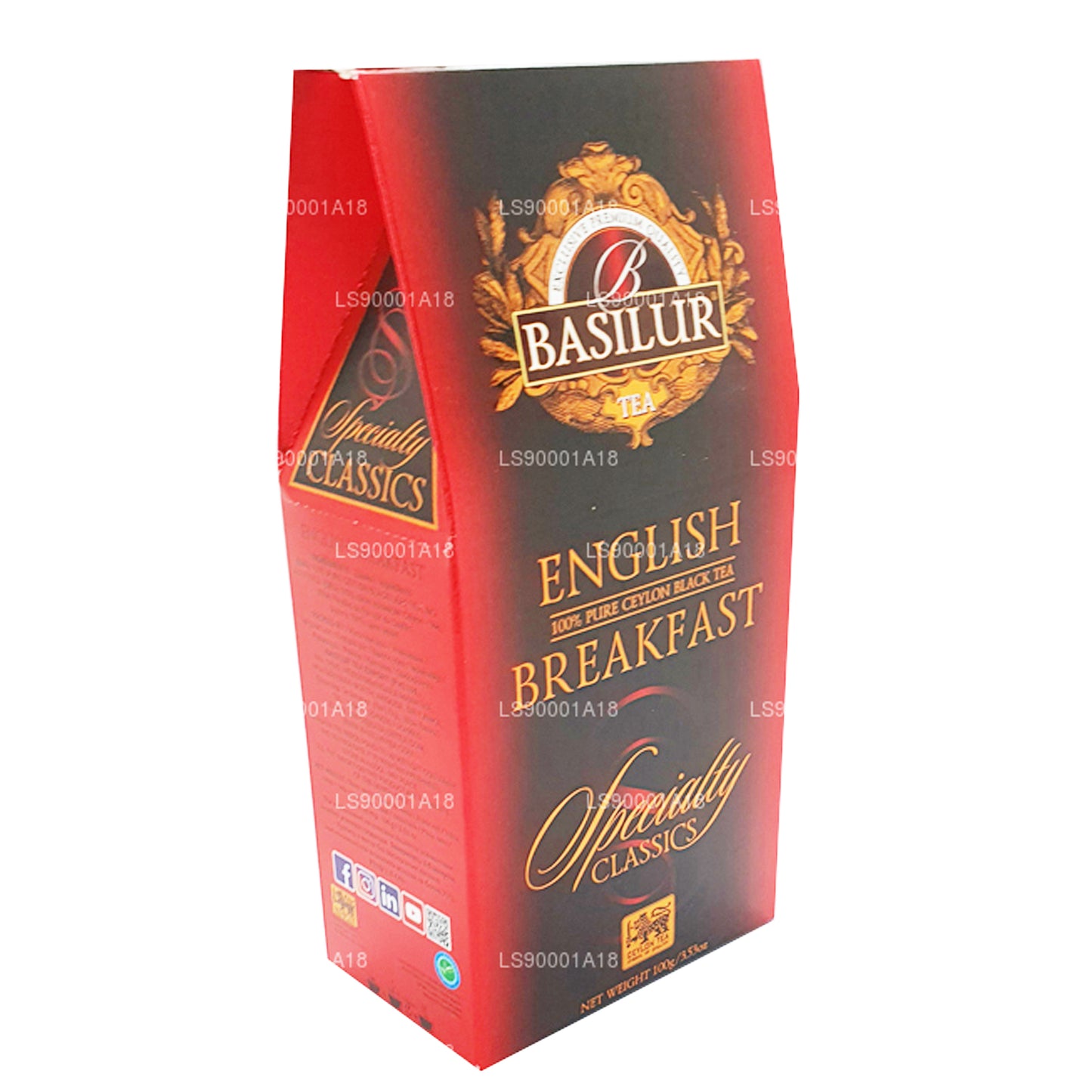 Basilur スペシャルティクラシックイングリッシュブレックファースト (100g)