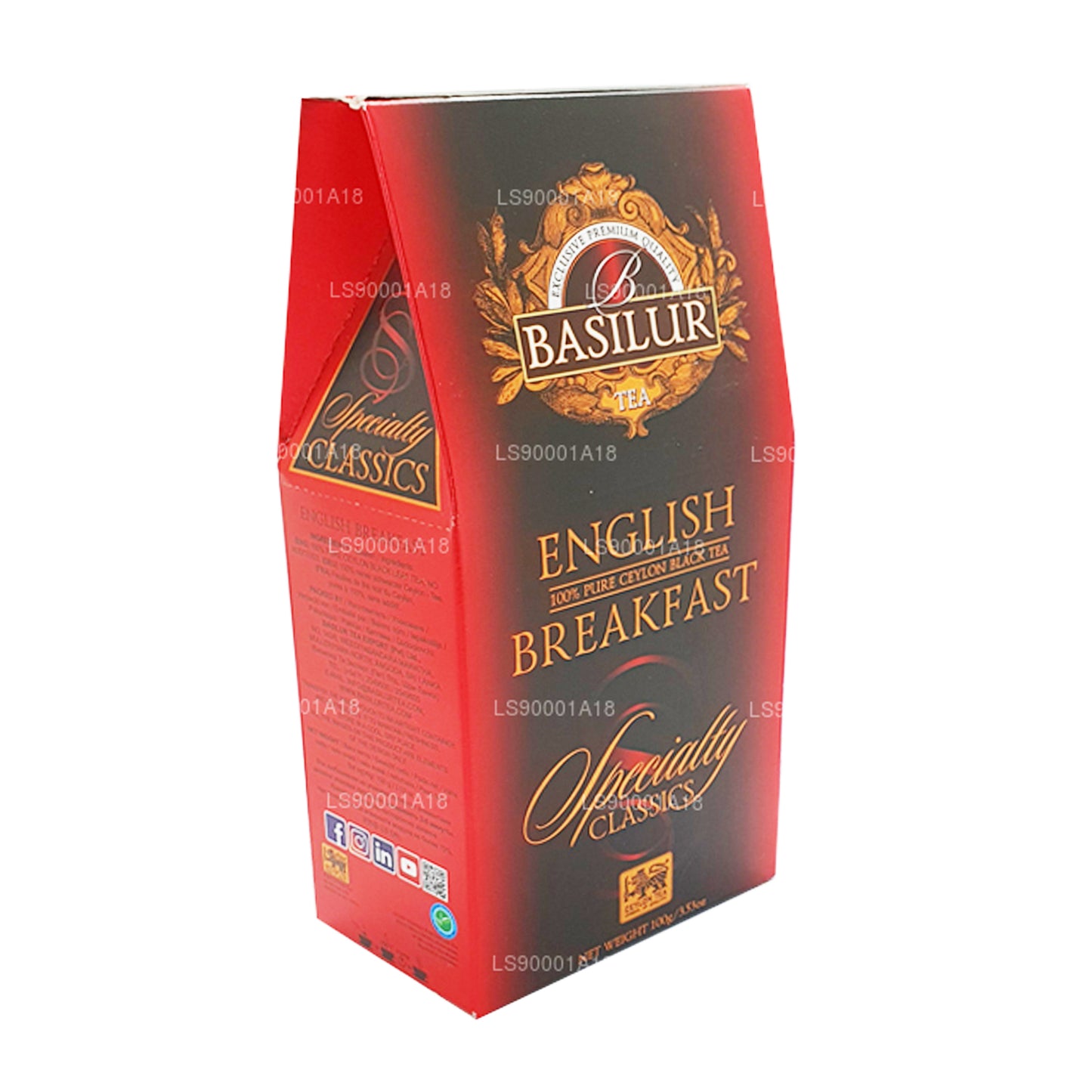 Basilur スペシャルティクラシックイングリッシュブレックファースト (100g)