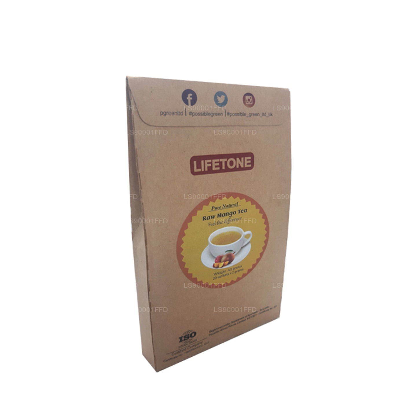 ライフトーン 生マンゴーティー (40g)