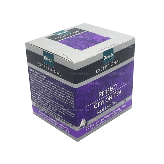 Dilmah エクセプショナルパーフェクトセイロンリアルリーフティー (40g) 20タグバッグ