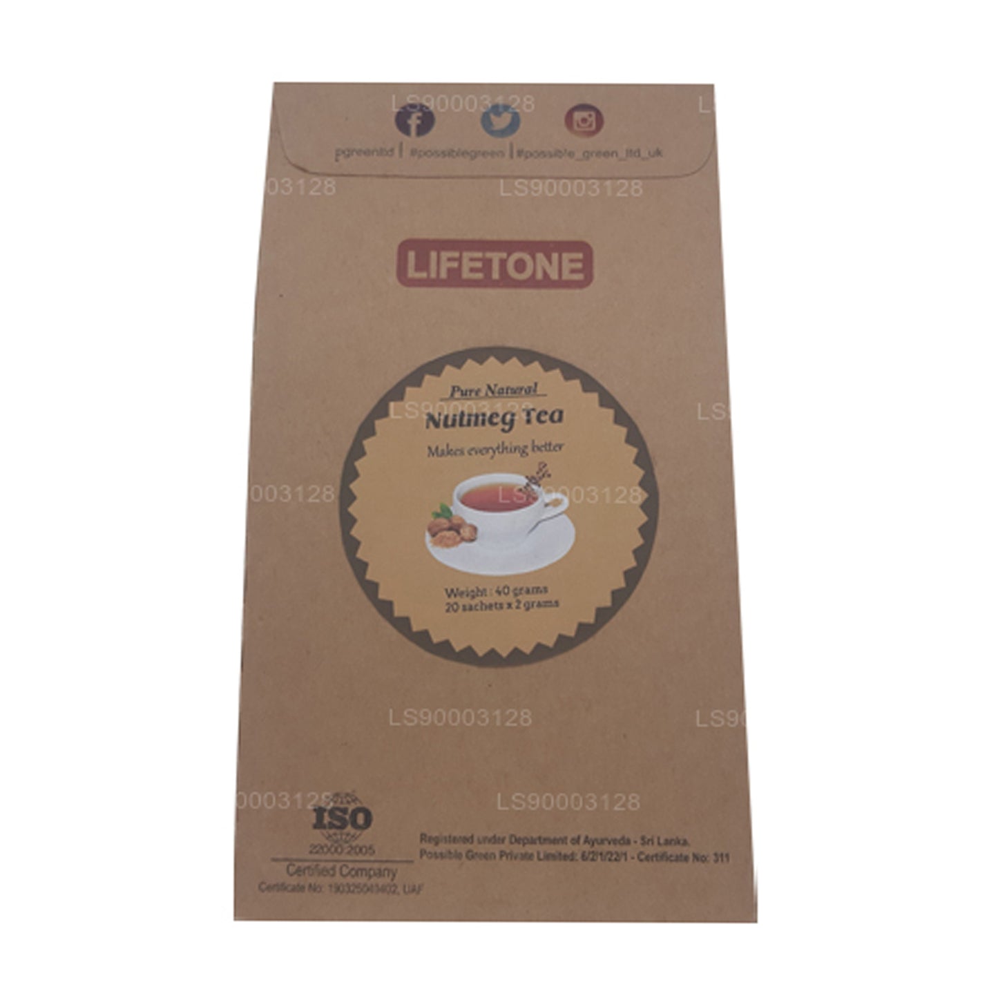 ライフトーン ナツメグティー (40g)