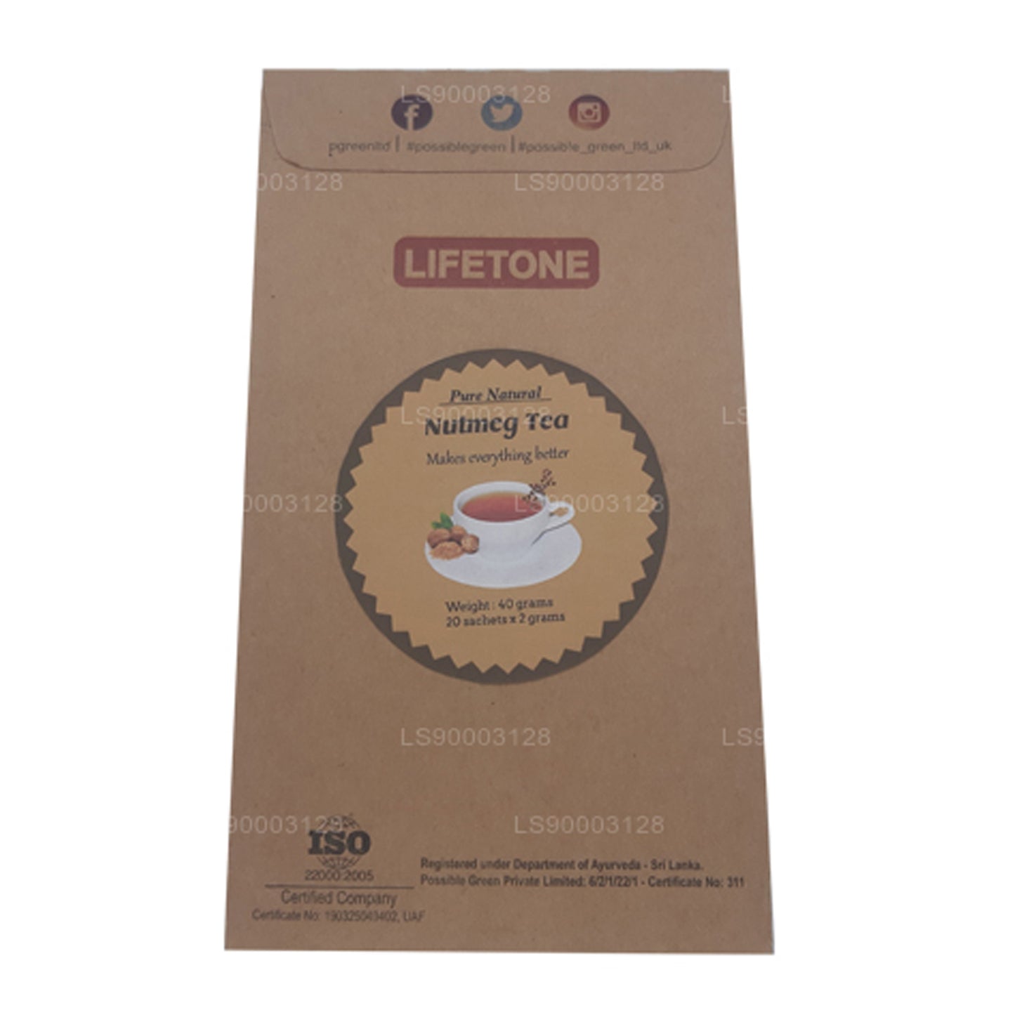 ライフトーン ナツメグティー (40g)