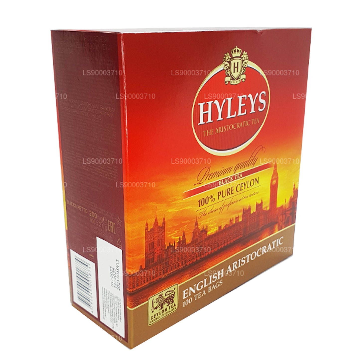 HYLEYS プレミアムクオリティブラックティー 100 ティーバッグ (200g)