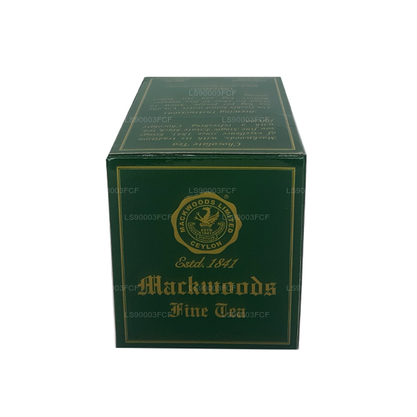 Mackwoods シングルエステートチョコレートフレーバーセイロンブラックティー (50g) 25ティーバッグ