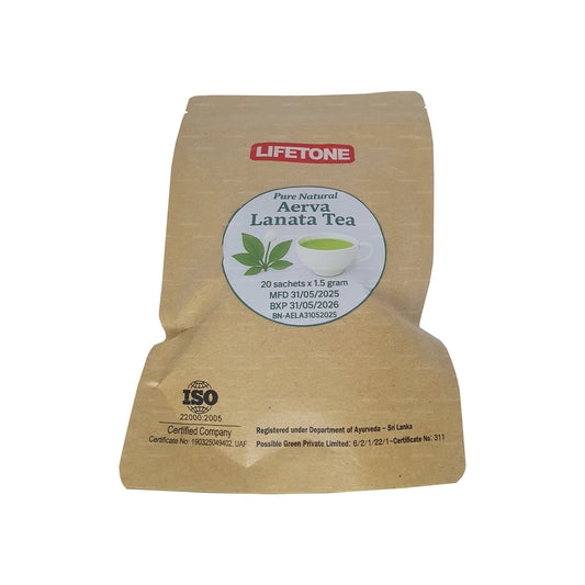 Lifetone (ポルパラ、マウンテンノットグラス) アエルバ・ラナータ (30g) ティーバッグ 20袋