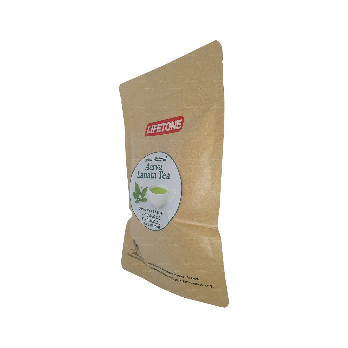 Lifetone (ポルパラ、マウンテンノットグラス) アエルバ・ラナータ (30g) ティーバッグ 20袋