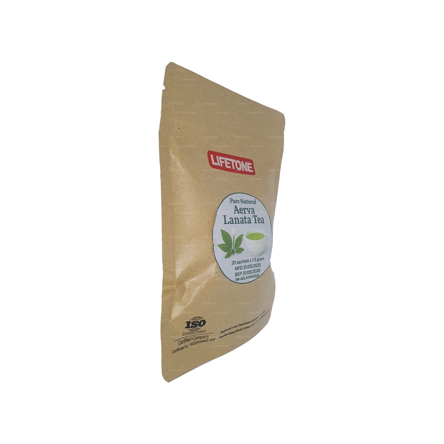 Lifetone (ポルパラ、マウンテンノットグラス) アエルバ・ラナータ (30g) ティーバッグ 20袋
