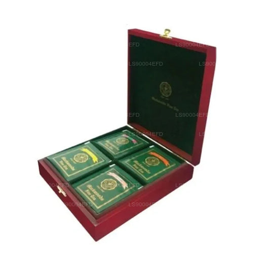 Mackwoods フレーバー木製ティートレイ (4 コンパートメント - フラットパック) (40g)