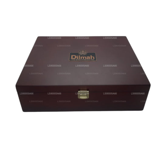 Dilmah ラグジュアリーティンバープレゼンター蓋付き (12種類)