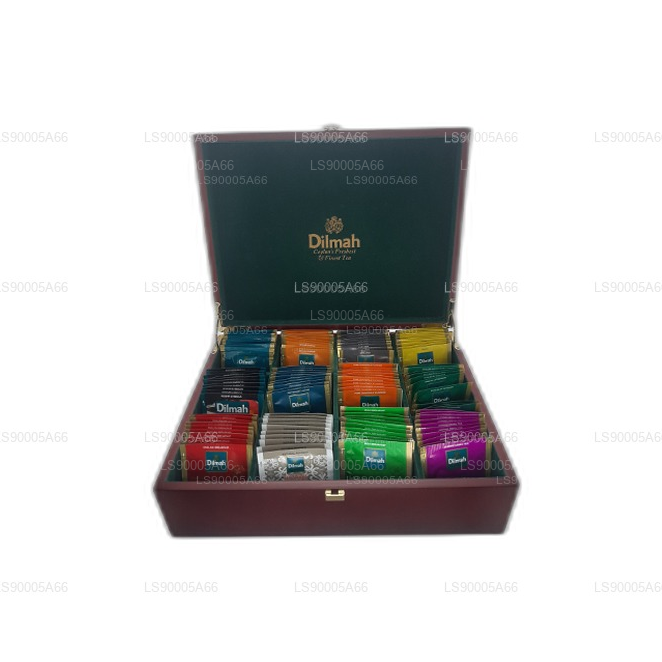 Dilmah ラグジュアリーティンバープレゼンター蓋付き (12種類)