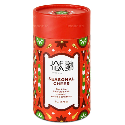 Jaf Tea シーズナルチア-キャラメル、バニラ、シナモン風味の紅茶 (50g)