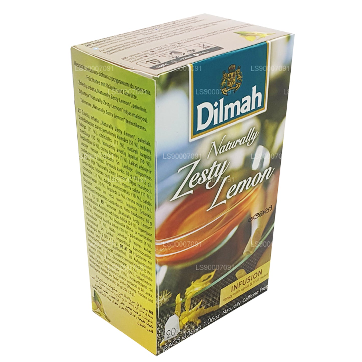Dilmah ナチュラリーゼスティレモン (30g) 20ティーバッグ