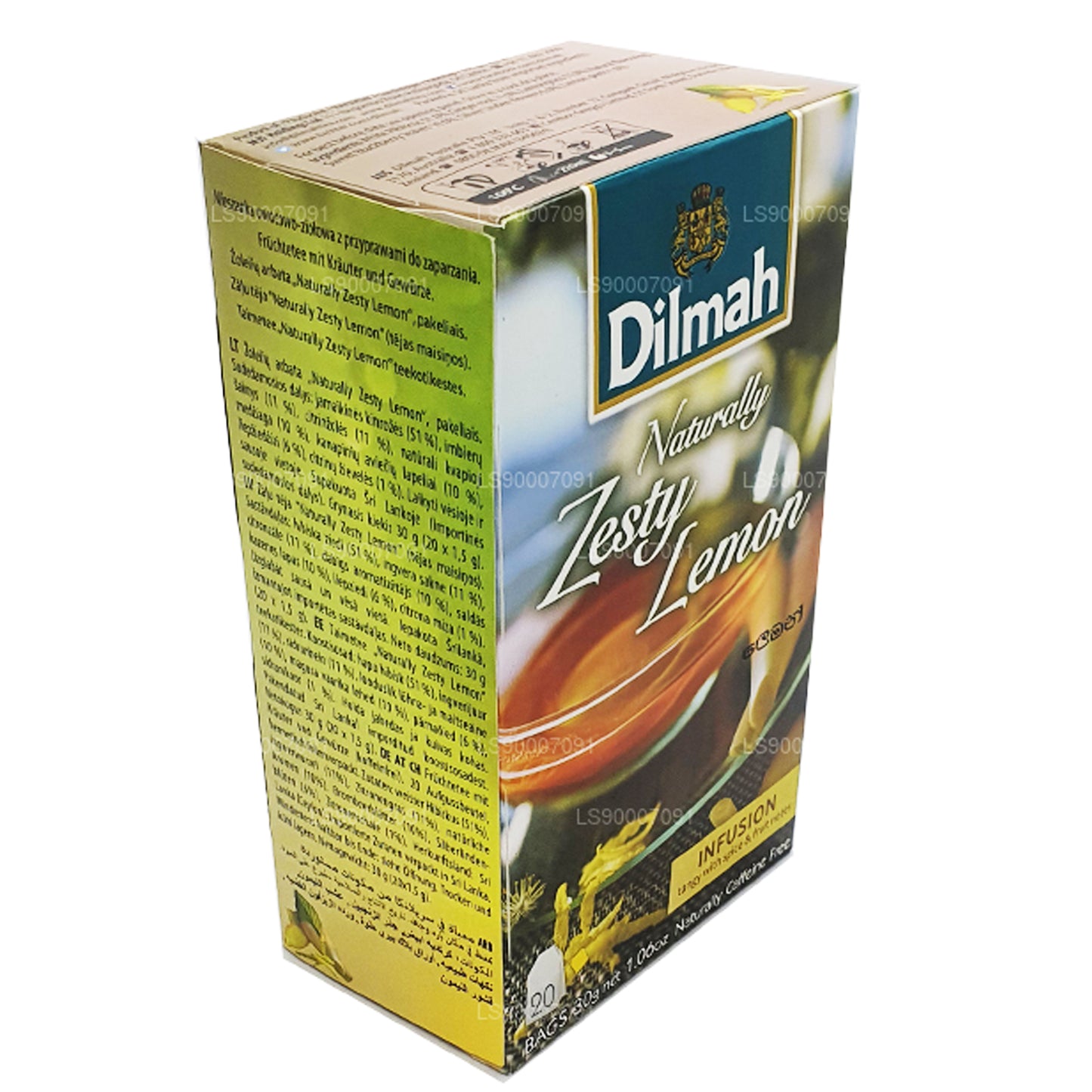 Dilmah ナチュラリーゼスティレモン (30g) 20ティーバッグ