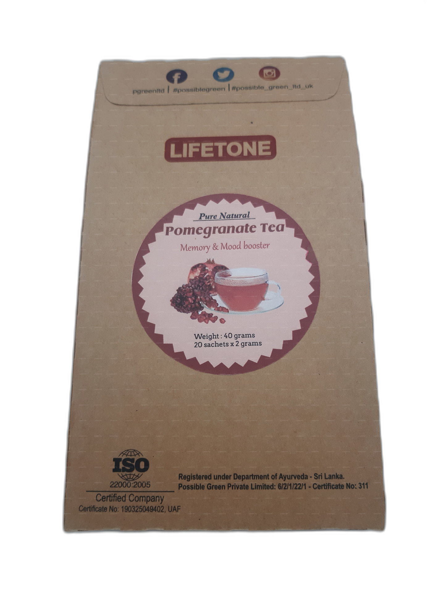 ライフトーン ザクロ茶 (40g)