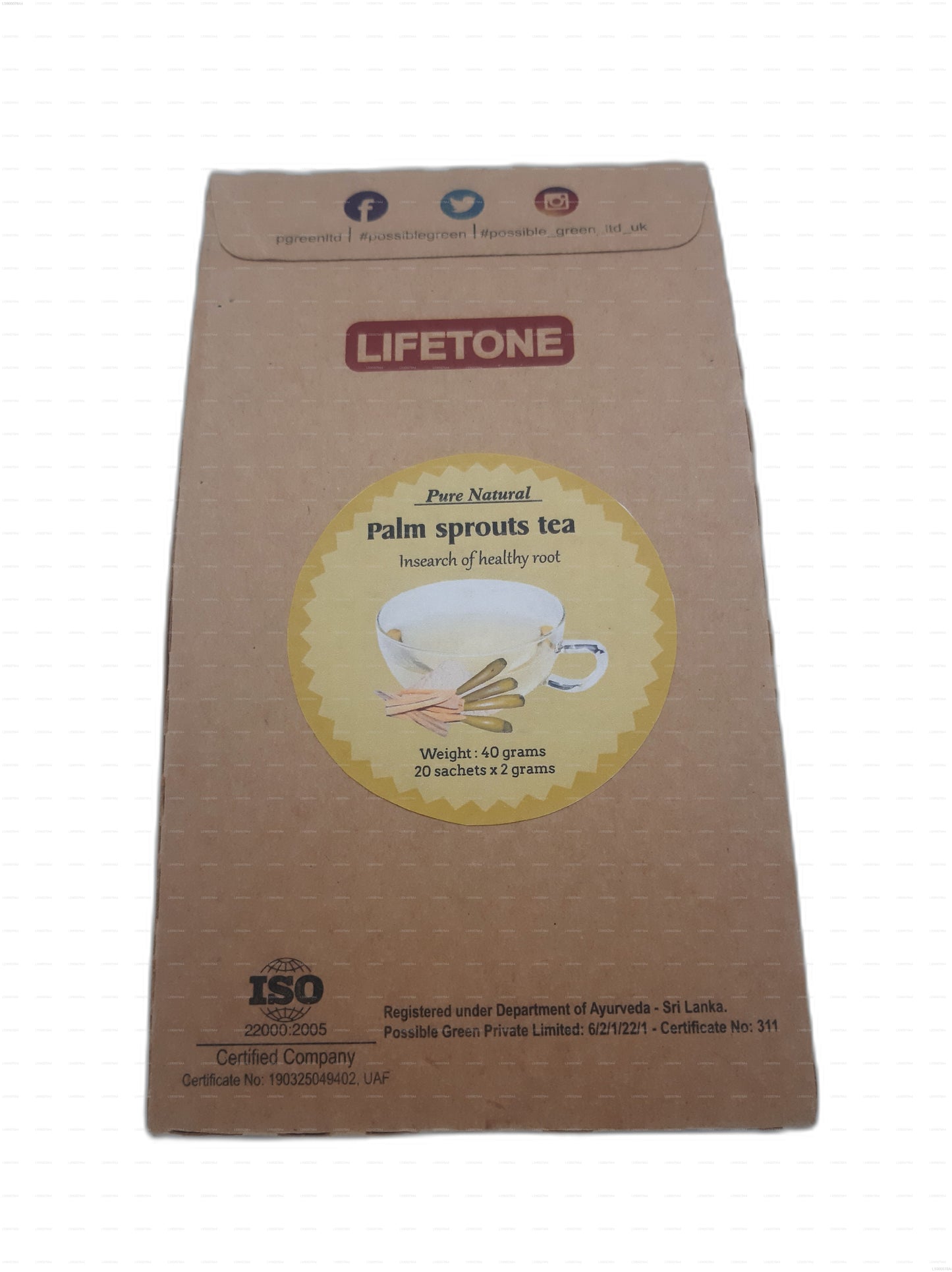 ライフトーン ヤシの芽茶 (40g)