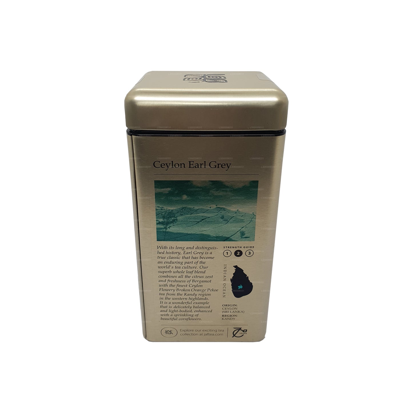 Jaf Tea クラシックゴールドコレクションセイロンアールグレイキャディー (175g)