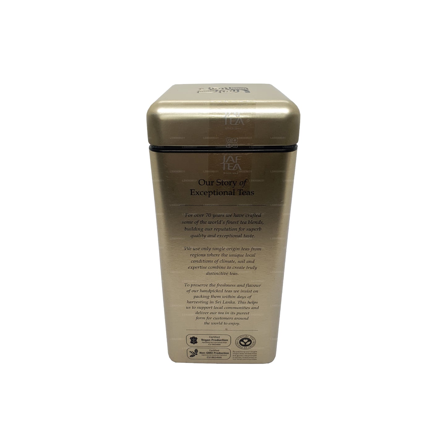 Jaf Tea クラシックゴールドコレクションセイロンアールグレイキャディー (175g)