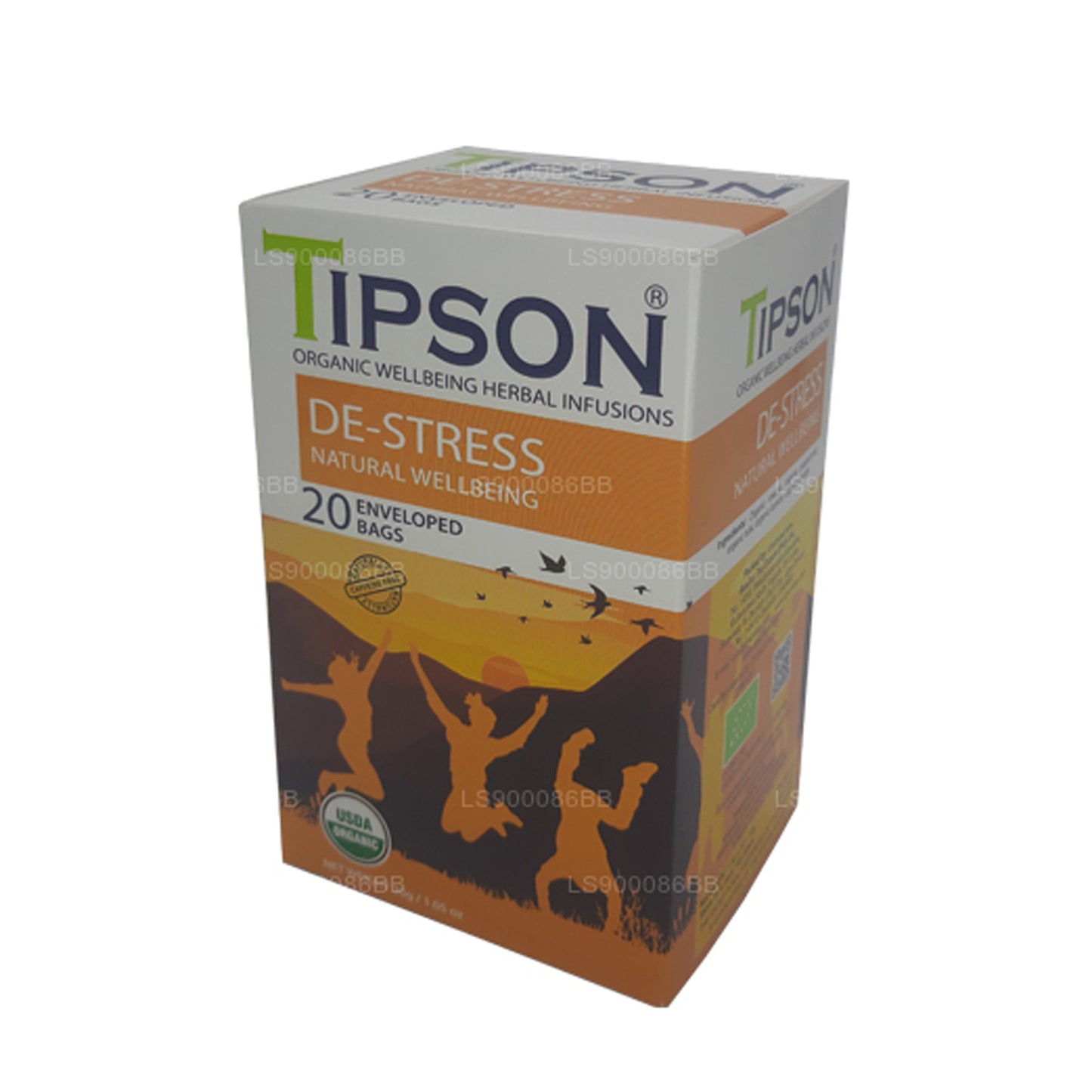 Tipson デストレスナチュラルウェルビーイング (30g) 20袋入りティーバッグ