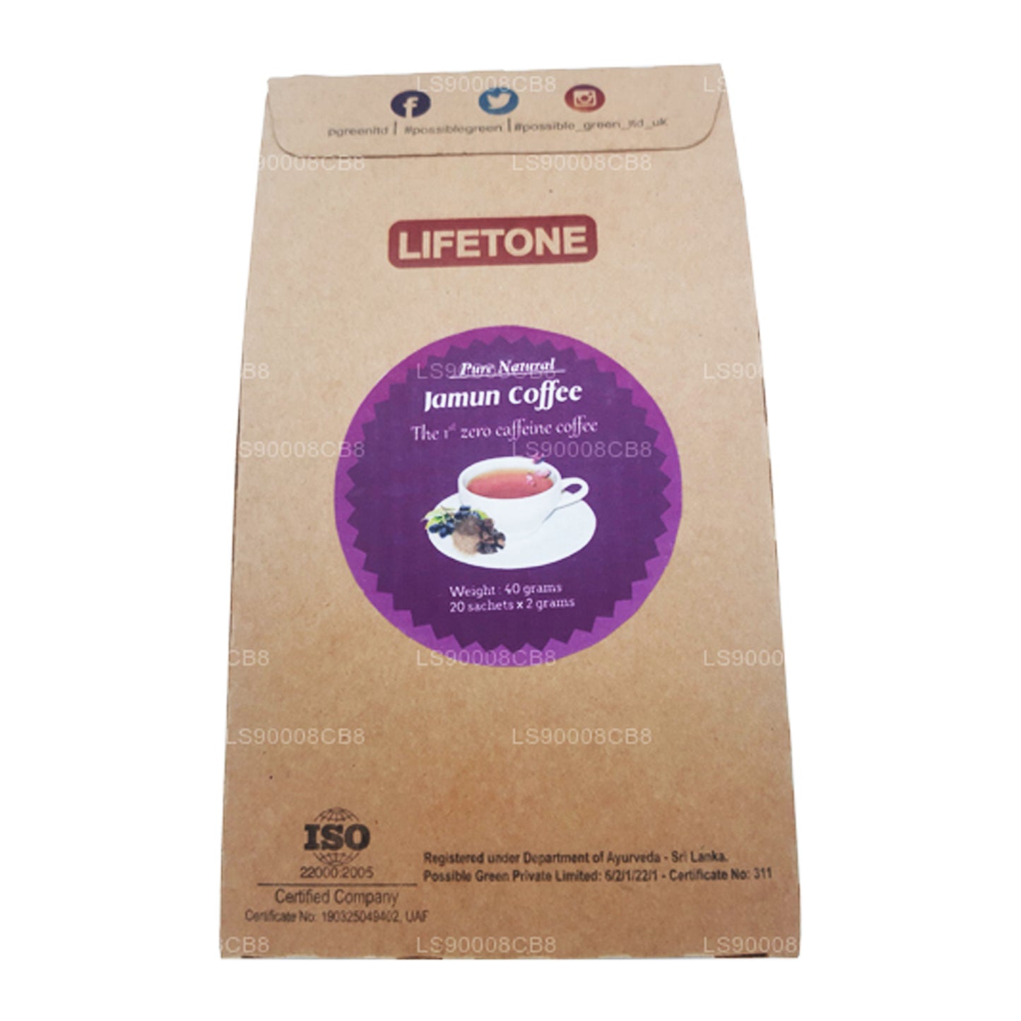 ライフトーンジャムンシードコーヒー (40g)